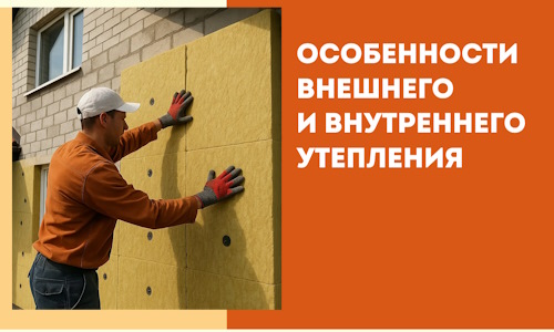 Какие особенности внешнего и внутреннего утепления в Новосибирске