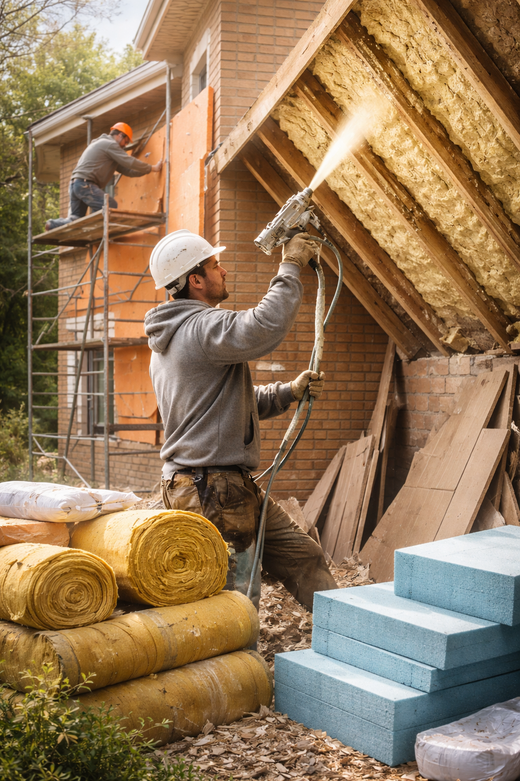 Утепление домов в Новосибирске под ключ от 4270 руб/м2 | Профессионально — ТепломастерНвс