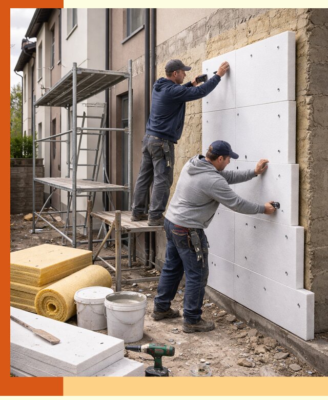 Утепление таунхауса с гарантией комфорта в Новосибирске