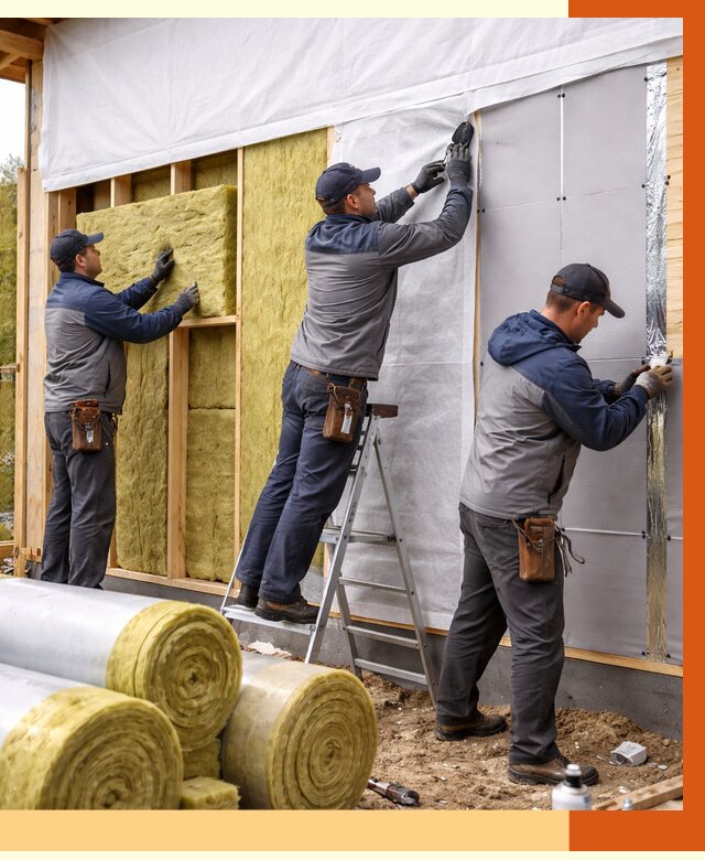 Утепление каркасного дома в Новосибирске от 4270 руб./м2 — профессионально | ТепломастерНвс