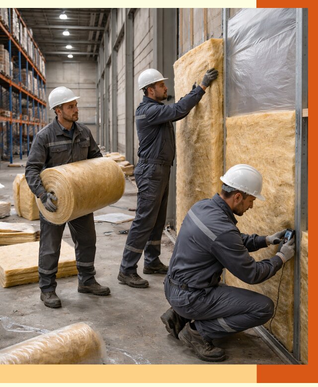 Утепление логистического центра в Новосибирске от 4575 руб/м² под ключ | ТепломастерНвс