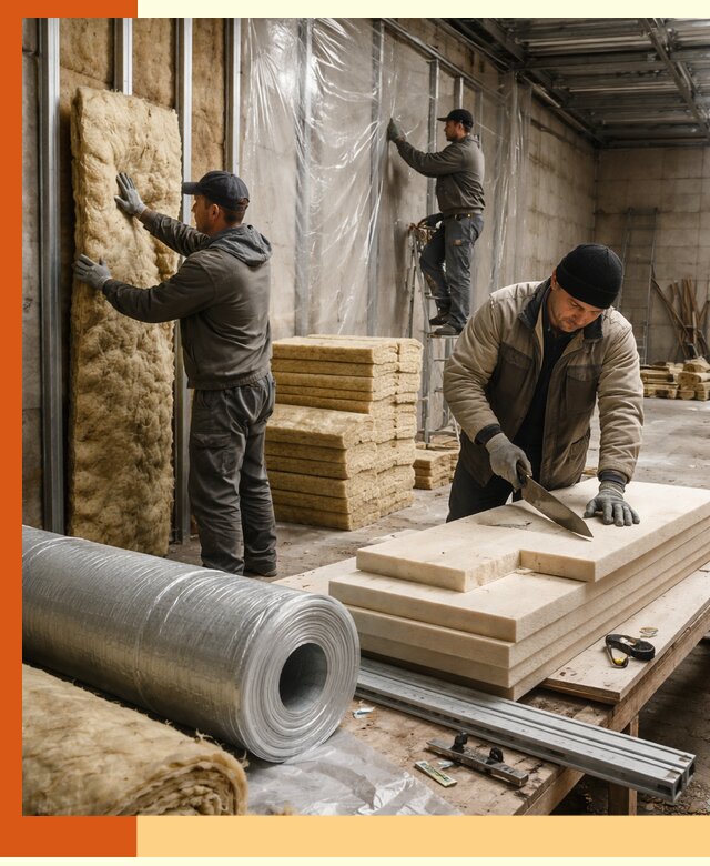 Утепление торгового склада в Новосибирске с энергоэффективными решениями