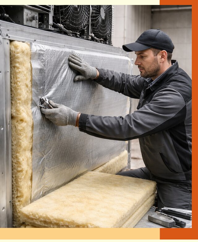 Утепление холодильного агрегата в Новосибирске от 8641 руб. под ключ | ТепломастерНвс